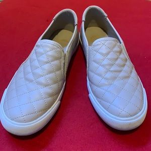 Guess Quilted Leather Slip Ons